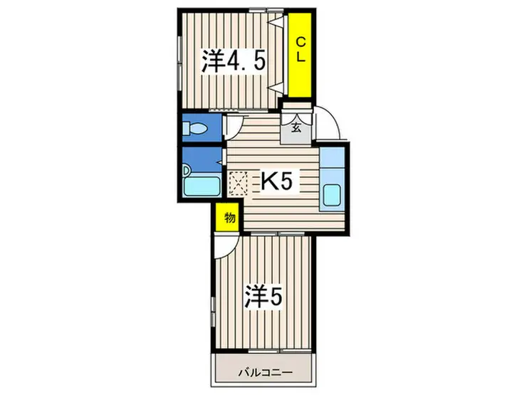 プチメゾンみのさわ 1階階 間取り