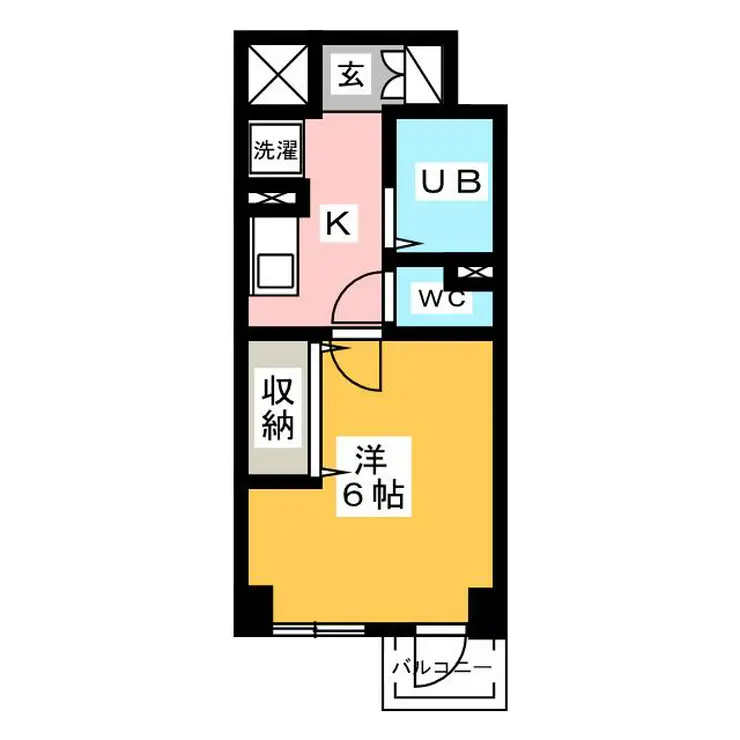 サンライズ中村橋 8階階 間取り