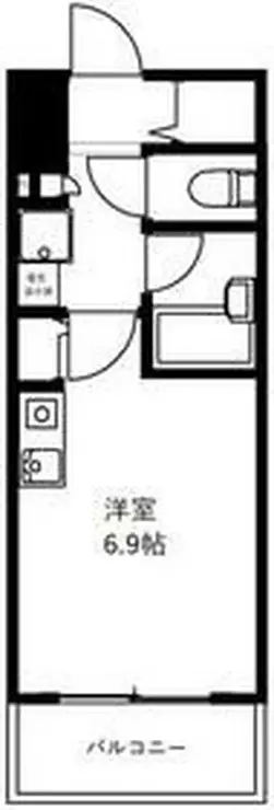 アンセラジオ新越谷 6階階 間取り