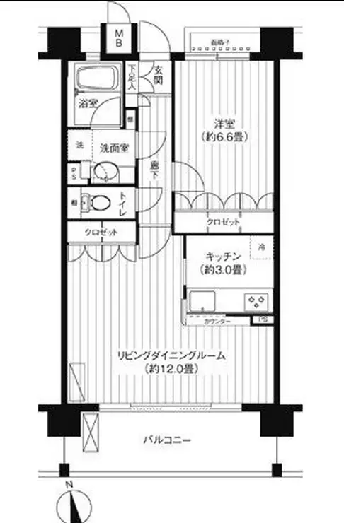 パシフィーク品川 5階階 間取り