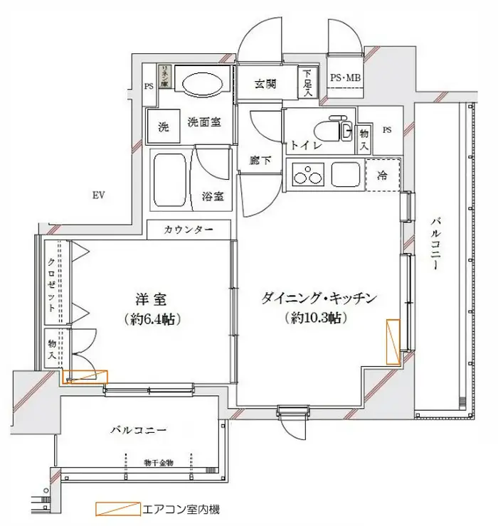 ライジングプレイス浅草弐番館 12階階 間取り