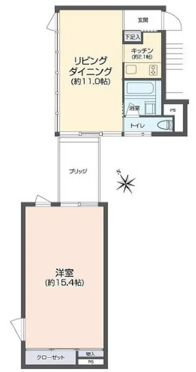 イソラ中目黒 3階階 間取り