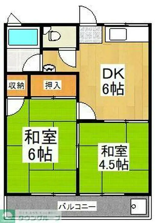 サンハイツ 2階階 間取り