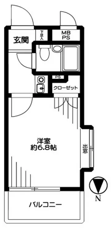 ライオンズマンション西八王子第3 8階階 間取り