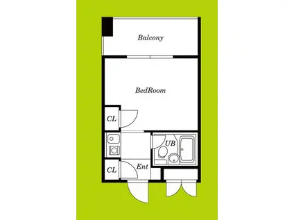 東天満下村ビル(1K/7階)の間取り写真