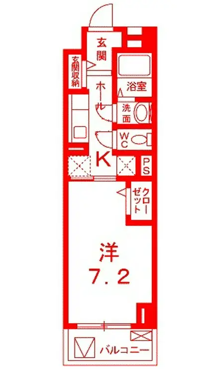 プラージュ 3階階 間取り