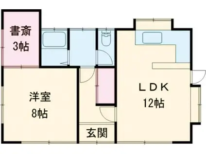 戸建 高崎市矢島町(1SLDK/1階)の間取り写真