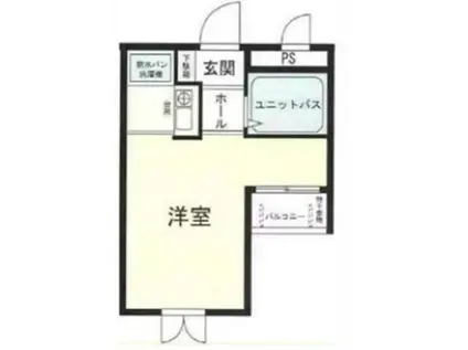 セントヒルズ巣鴨(ワンルーム/5階)の間取り写真