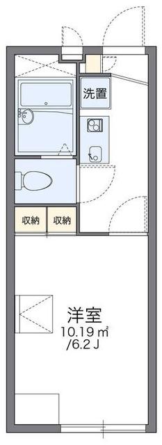 レオパレスミディーC(1K/2階)の間取り写真