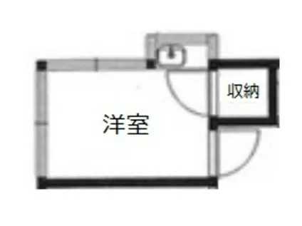 シャラナム東高円寺(ワンルーム/2階)の間取り写真