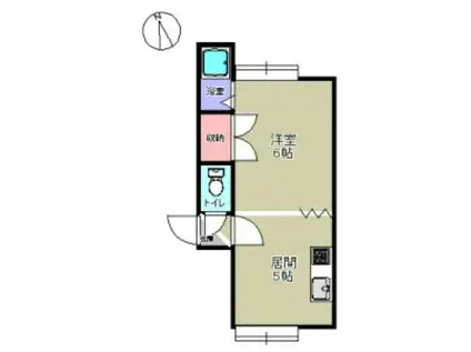 グレース白石 A棟 B棟 C棟(1DK/3階)の間取り写真