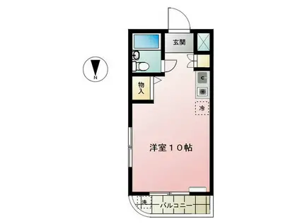 第2永楽ビル(ワンルーム/2階)の間取り写真