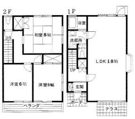 パークサイド学園町(3LDK/1階)の間取り写真