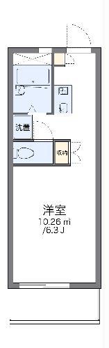 レオパレスサニーコートイシガキ(1K/2階)の間取り写真