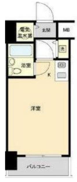 ハイネス要町(ワンルーム/11階)の間取り写真