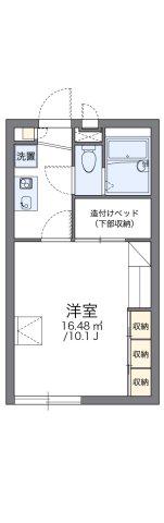 レオパレスショコラII(1K/2階)の間取り写真