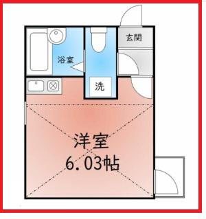 要ドミトリー(ワンルーム/3階)の間取り写真