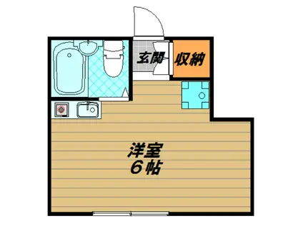 シティライフ66(ワンルーム/1階)の間取り写真