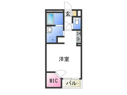 レオネクスト丹比多治井荘(ワンルーム/2階)の間取り写真