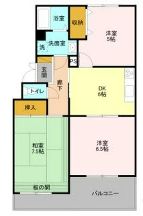 セントラルパレス 2階階 間取り