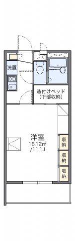 レオパレスAST(1K/3階)の間取り写真
