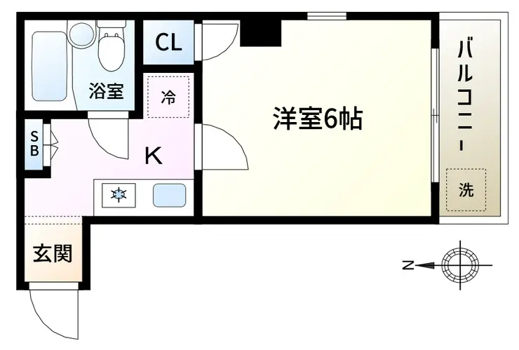 冨士ハイム 3階階 間取り