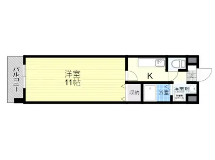 新町ASマンション(1K/1階)の間取り写真