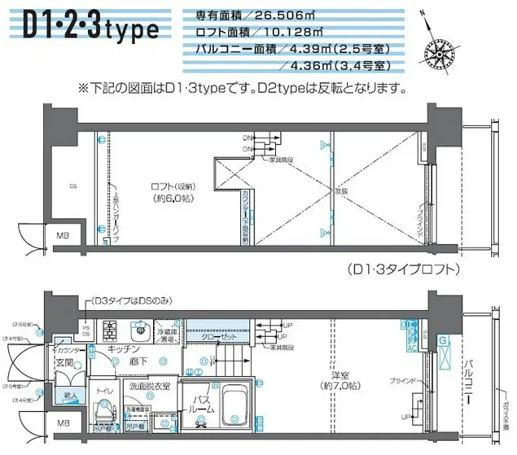 ZOOM芝浦 5階階 間取り