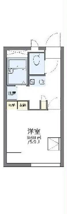 レオパレスシエル・与野 2階階 間取り