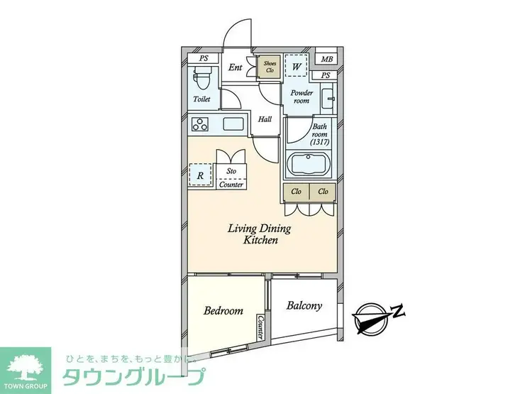 ダイナシティ高円寺 3階階 間取り