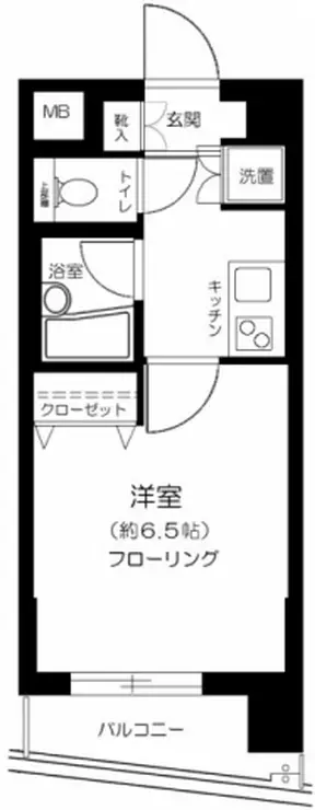 ミリオンガーデン小石川 3階階 間取り