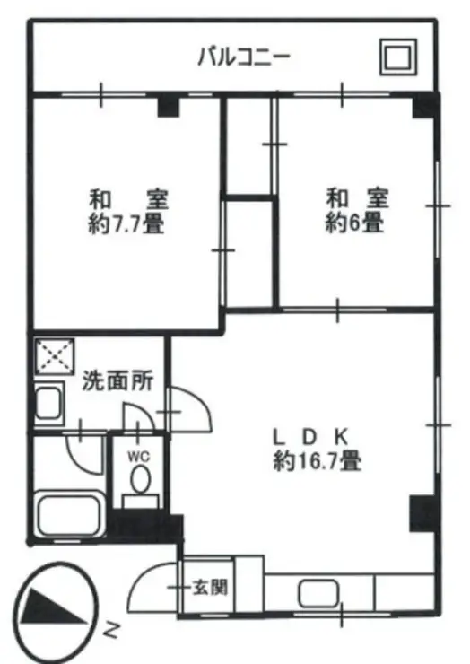 オペラハウス 2階階 間取り