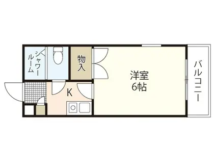 第5光和ビル(1K/1階)の間取り写真
