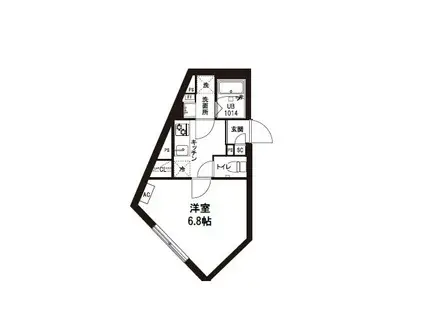 レピュア青砥レジデンス(1K/3階)の間取り写真