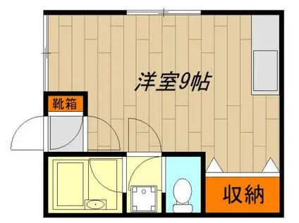 コーポ大沢(ワンルーム/3階)の間取り写真