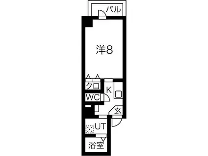 サン・錦本町ビル(ワンルーム/9階)の間取り写真