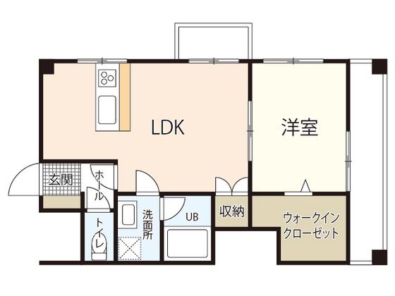 三和ビル(1LDK/3階)の間取り写真