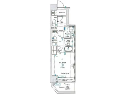 ANNEX練馬高野台(1K/3階)の間取り写真