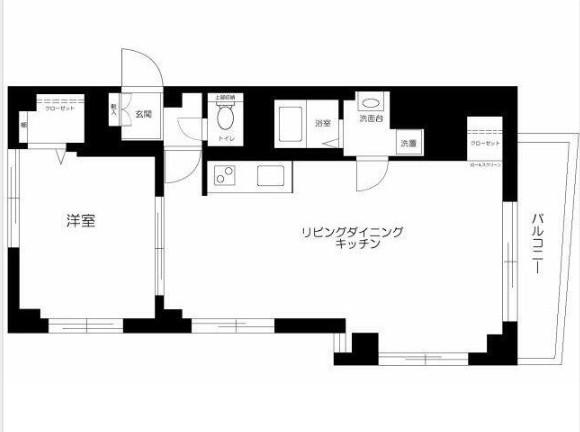 第1コーポ太田屋(1LDK/2階)の間取り写真