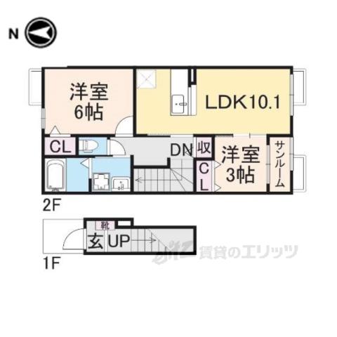 ソレイユ高屋B