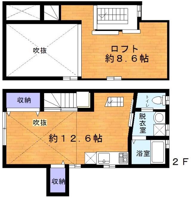 アベティーナ方南町(ワンルーム/2階)の間取り写真