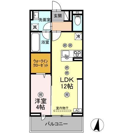 -RESIDENCEM&K(1LDK/2階)の間取り写真
