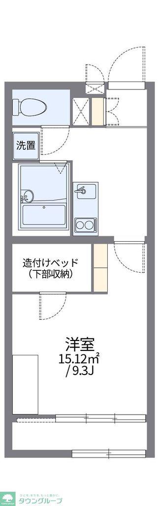 レオパレスプレミール(1K/2階)の間取り写真