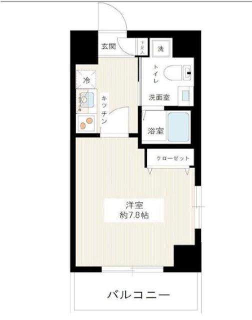 HY′S DILETTO(1K/6階)の間取り写真
