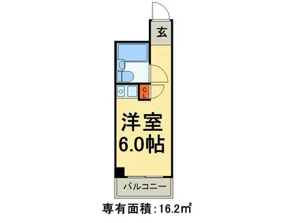 入谷センチュリープラザ21(ワンルーム/5階)の間取り写真