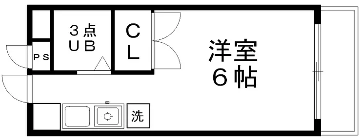 コーポウィングII 2階階 間取り