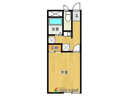 レオパレスZERO(1K/2階)の間取り写真