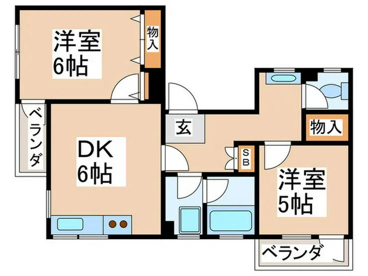 桜台コートハウス 2階階 間取り