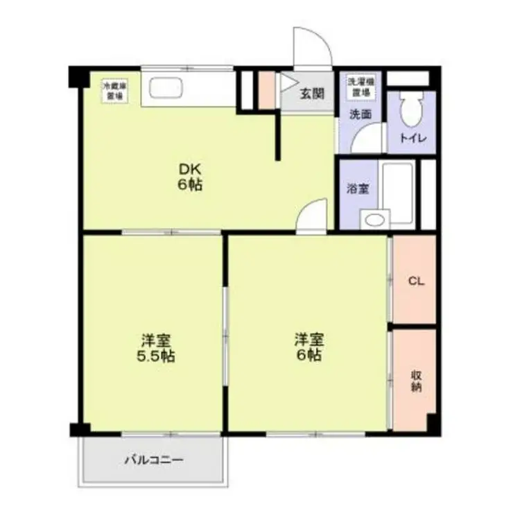エステートピア大倉 1階階 間取り