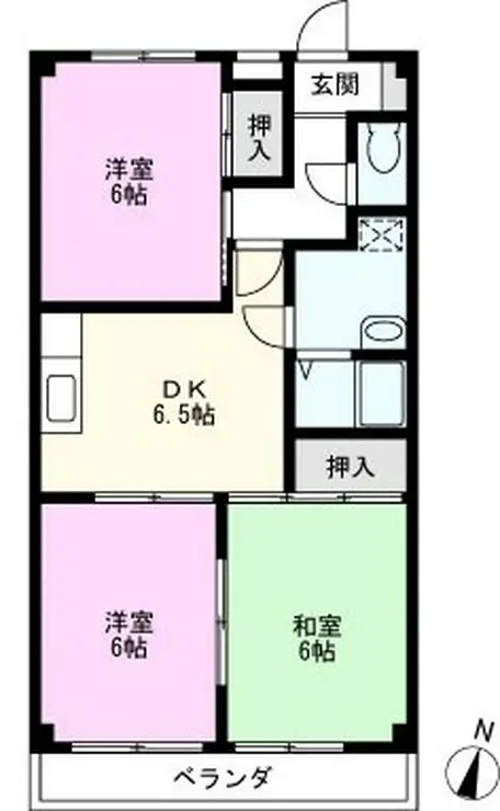 第27アオイビル 3階階 間取り
